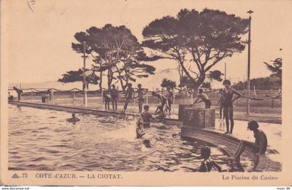 13 - LA CIOTAT - LA PISCINE DU CASINO - ANIMÉE ENFANTS