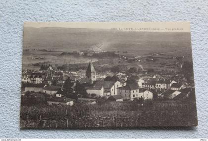 Cpa 1918, la Cote saint André, vue générale, Isère 38