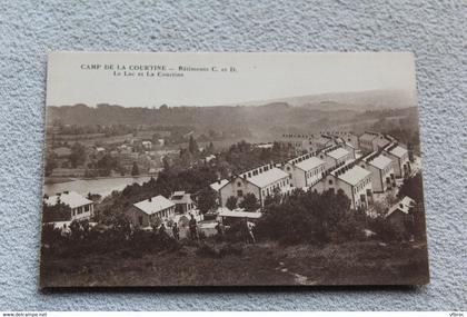 camp de la Courtine, bâtiments C et D, le lac et la Courtine, Creuse 23