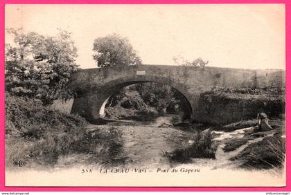 La Crau - Pont du Gapeau - Lavandière - Animée - E.L.D.