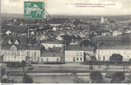 CPA La Ferté-Bernard vue générale St-Anthoine et la Ferté-Bernard