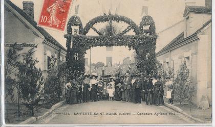 V 919/CPA LA FERTE SAINT AUBIN  (45)  CONCOURS AGRICOLE 1912