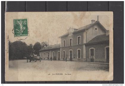 72 - La Fleche - La gare