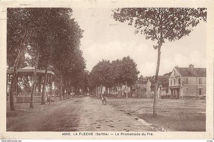 CPA La Flèche La Promenade du Pré