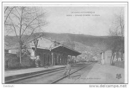 30 // LA GRAND COMBE  - La gare   5083 C Artige édit, ANiMEE