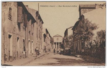 Gard  : La Grand-Combe, Rue Maréchal Joffre, Animée