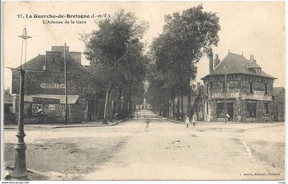 CPA La Guerche-de-Bretagne L'Avenue de la Gare