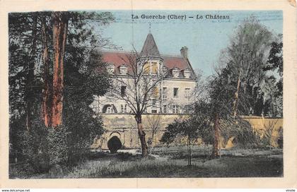 PIE.LOT CH -19-3789 : LA GUERCHE SUR L'AUBOIS. CHATEAU.