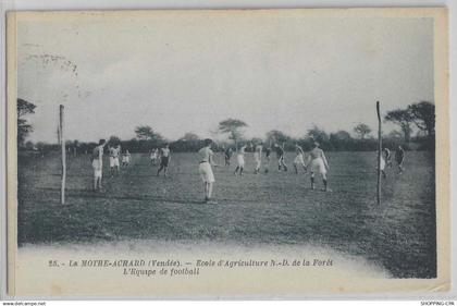 85 - La Mothe-Achard - Équipe de football de l'École d'Agriculture