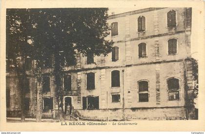 CPA 33 GIRONDE La Réole La Gendarmerie