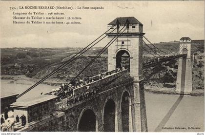 CPA La ROCHE-BERNARD - Le Pont suspendu (33048)