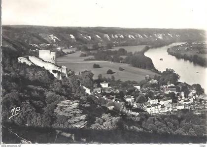 CPSM La Roche-Guyon vue générale vers Haute-Isle