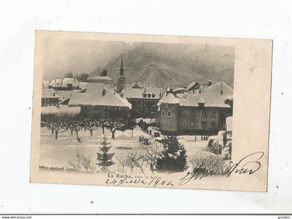 LA ROCHE SUR FORON SOUS LA NEIGE (EGLISE ET HABITATIONS) 1904