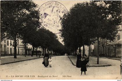 CPA LA ROCHE-sur-YON - Boulevard du Nord (297667)