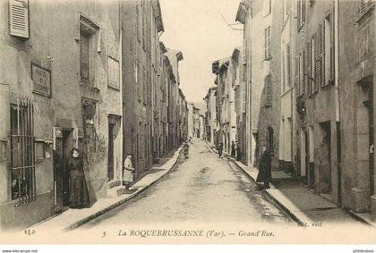 VAR  LA ROQUEBRUSSANNE  grande rue