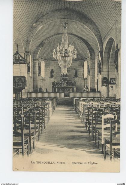 LA TRIMOUILLE - Intérieur de l'Eglise