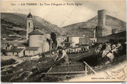 La Turbie, La Tour dÀuguste er Vieille Eglise