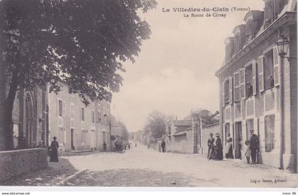 86 - LA VILLEDIEU DU CLAIN   - LA ROUTE DE CIVRAY