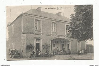 cp, 86 , LA VILLEDIEU DU CLAIN , la mairie , écrite