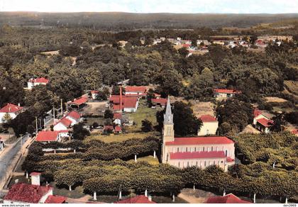 LABRIT - Vue aérienne - Eglise