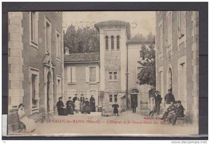 34 - Lamalou les Bains - l'Hopital et le Grand Hotel des Bains