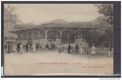 34 - Lamalou Les Bains - Les Halles - animée