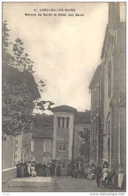 CPA Lamalou-les-Bains Maison de Santé et Hôtel des Bains