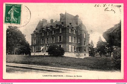 Lamotte Beuvron - Château de Burtin - 1910