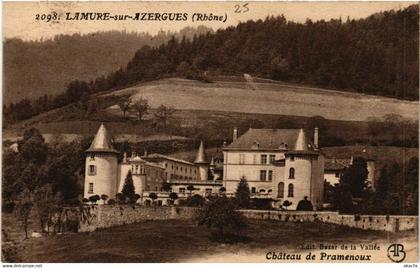 CPA AK LAMURE-sur-AZERGUES Chateau de PRAMENOUX (462024)