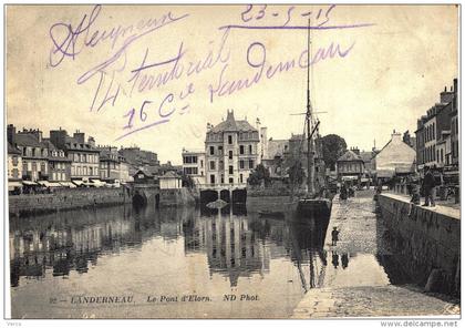 Carte Postale Ancienne de LANDERNEAU