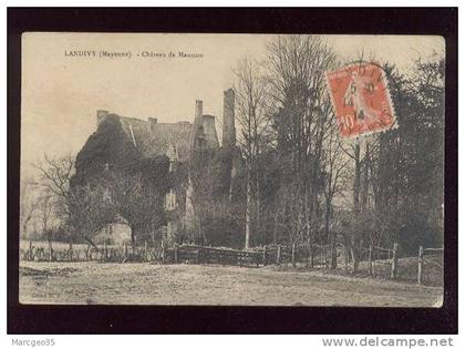 landivy chateau de mausson édit.E.R.  belle carte