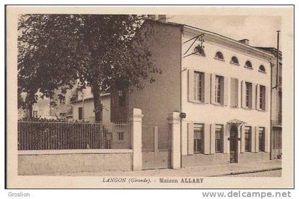 LANGON (GIRONDE) MAISON ALLARY