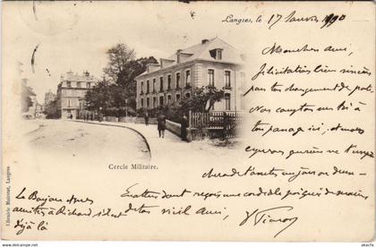 CPA LANGRES Cercle Militaire (805400)