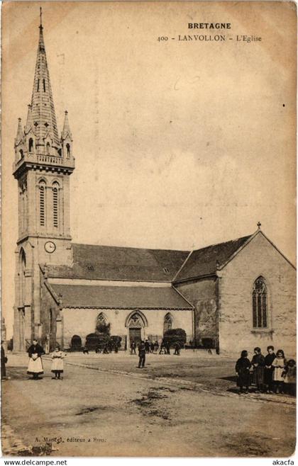 CPA LANVOLLON - L'Église (994320)