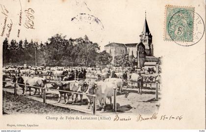 LAPALISSE CHAMP DE FOIRE (CARTE PRECURSEUR )