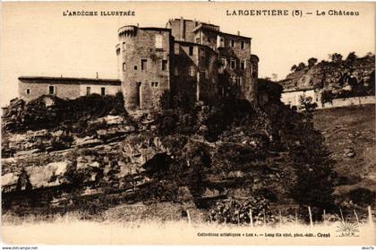 CPA AK LARGENTIERE - Le Chateau (484949)