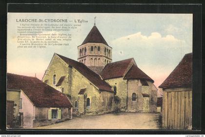 CPA Laroche-Saint-Cydroine, L`Eglise