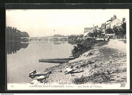 CPA Laroche-Saint-Cydroine, les Bords de l'Yonne