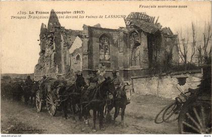 CPA Lassigny troupes Guerre (1186921)