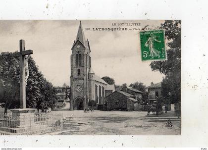 LATRONQUIERE PLACE DE L'EGLISE