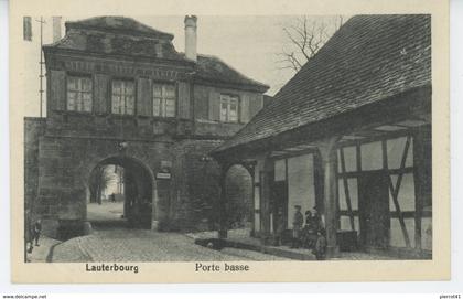 LAUTERBOURG - Porte basse