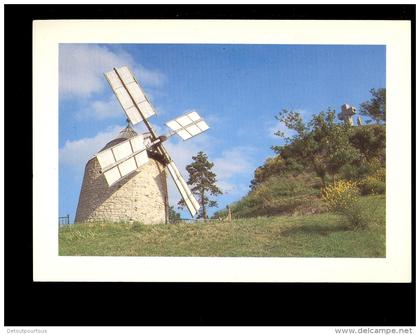 LAUTREC Tarn 81 : le moulin à vent et le calvaire  wind mill Mühle