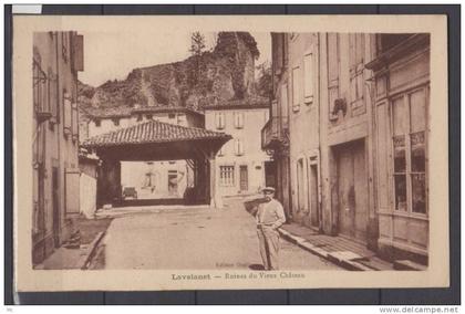 09 - Lavelanet -  Ruines du vieux chateau - animée