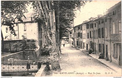 CPA Carte postale  France Lavelanet Rue Saint Jean     VM85219