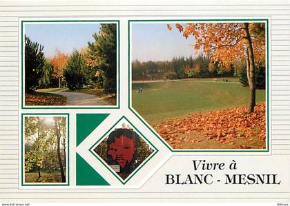 93 - Le Blanc Mesnil - Le parc Jacques Duclos avec l'effigie de Mandela - Multivues - CPM - Voir Scans Recto-Verso