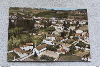 Cpm, le Bois d'Oingt, vue générale aérienne, Rhône 69