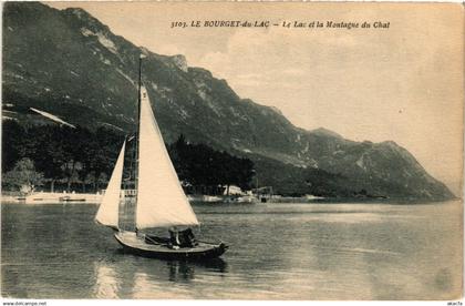 CPA Le BOURGET-du-LAC - Le Lac et la Montagne du Chat (651477)