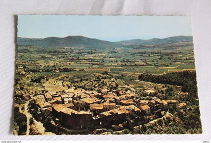 I786, Cpm, le Castellet, vue générale, au fond la mer, Var 83