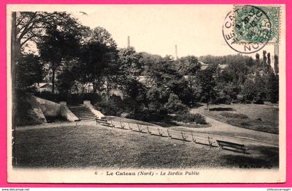 Le Cateau - Le Jardin Public - 1906