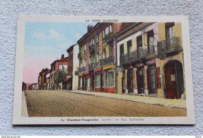 le Chambon Feugerolles, rue Gambetta, Loire 42